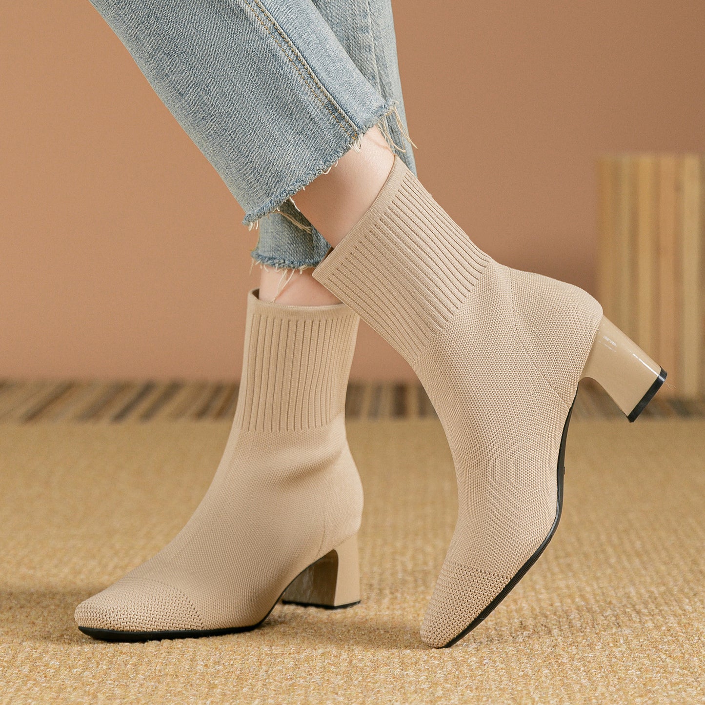 Bottines Stretch Tendance