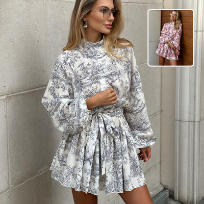 Robe à Imprimé Encre Unique